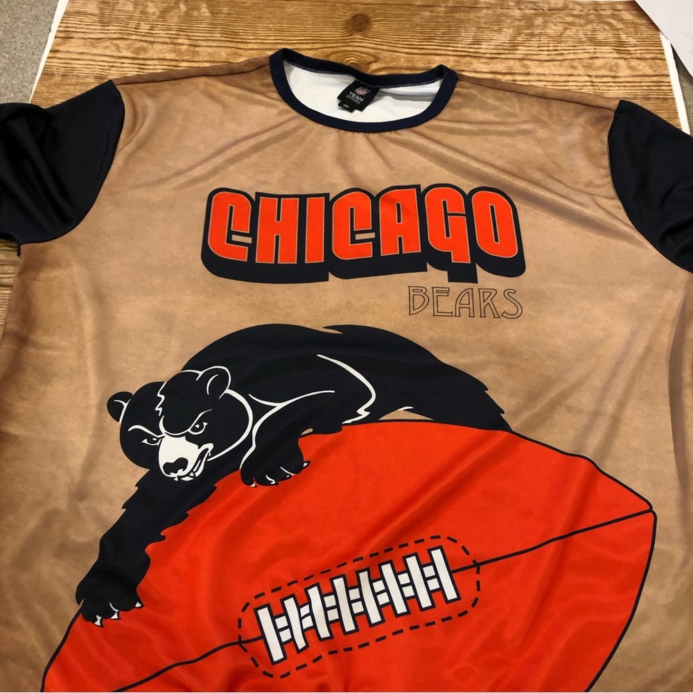 NFL Chicago Bears Brown and Black T-Shirt